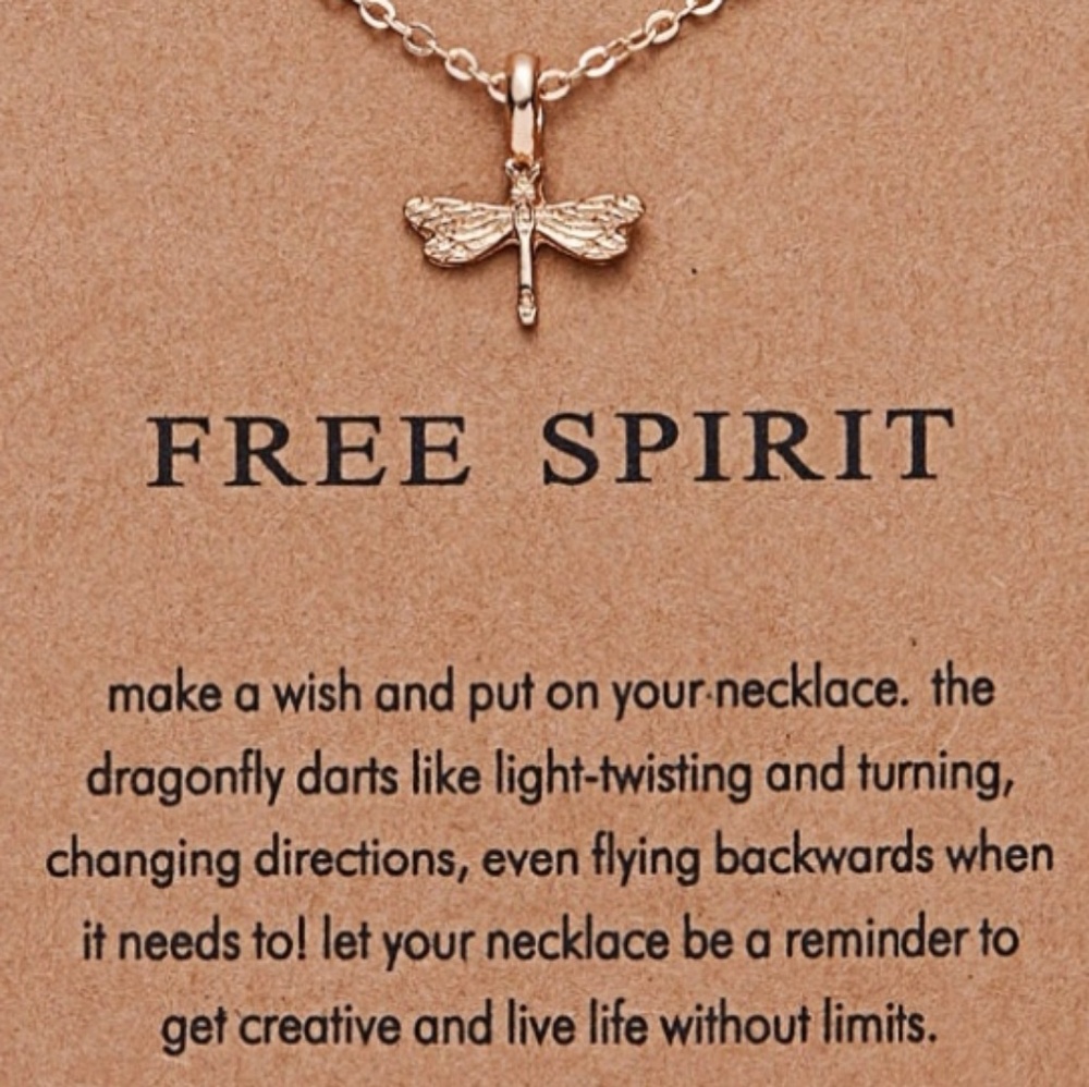 2xHP - 1 LEFT- Free Spirit - Dragonfly Necklace - Picture 2 of 3